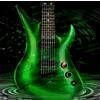 green guitar