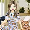 Stylish Cat Lover free Dressup Girl Game