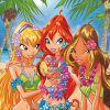 Fairies At Holiday Hidden Numbers - Jigsaw Puzzle Game