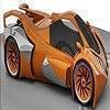 Orange race car puzzle