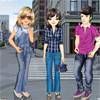 Friends Meet in The City free Dressup Girl Game
