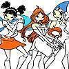 3 Girls Coloring