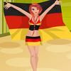Football Supporters Dressup free Dressup Girl Game